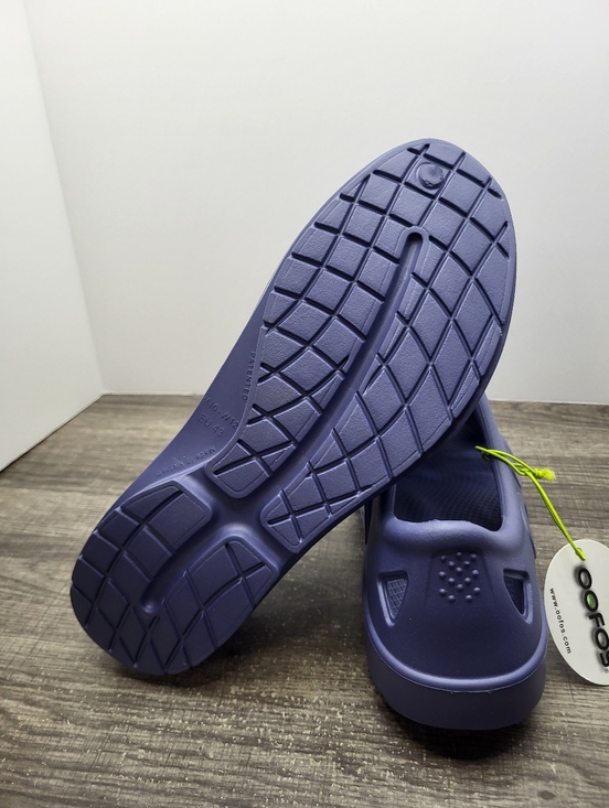 Oofos OOcandoo Recovery Shoe Water Drop Blue Mens 10 Womens 12 Adjusable New main image 4